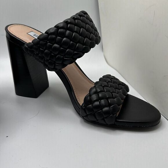 Steve Madden Women's Tielo Heeled Sandal 7.5 BLACK - Picture 6 of 7